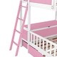 preview thumbnail 7 of 7, Full over Full Bunk Bed with Twin Size Trundle,Farmhouse Bed with Drawer and Storage Box,Housebed