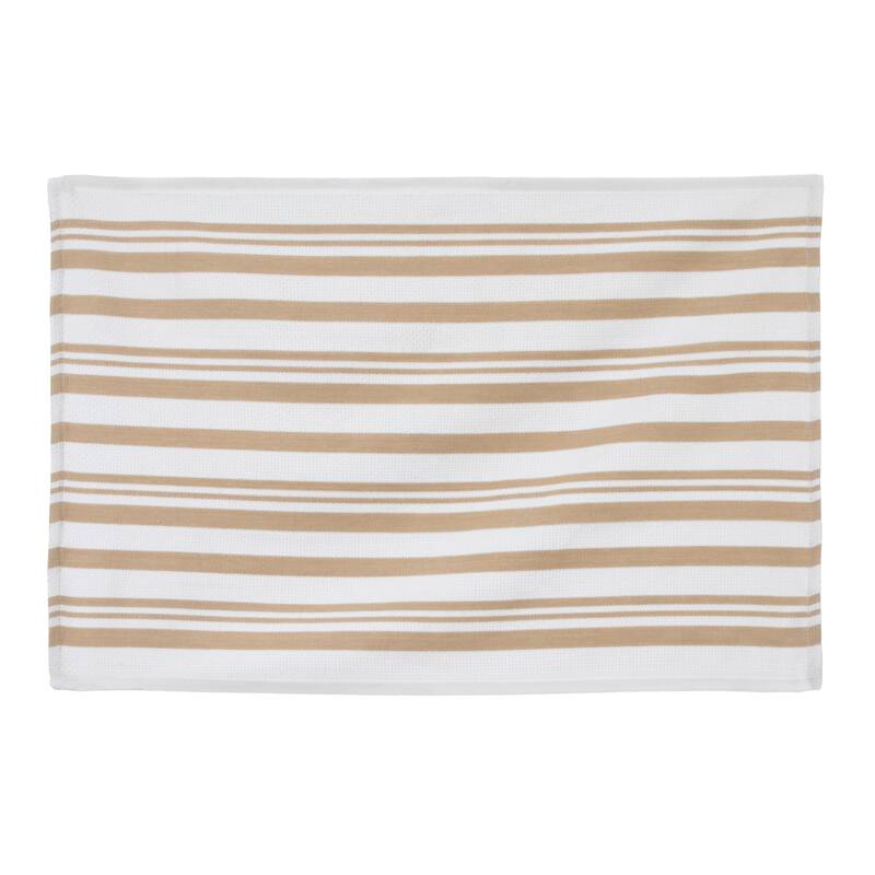 Fabstyles Broadway Stripe Cotton Kitchen Towels - 18x28