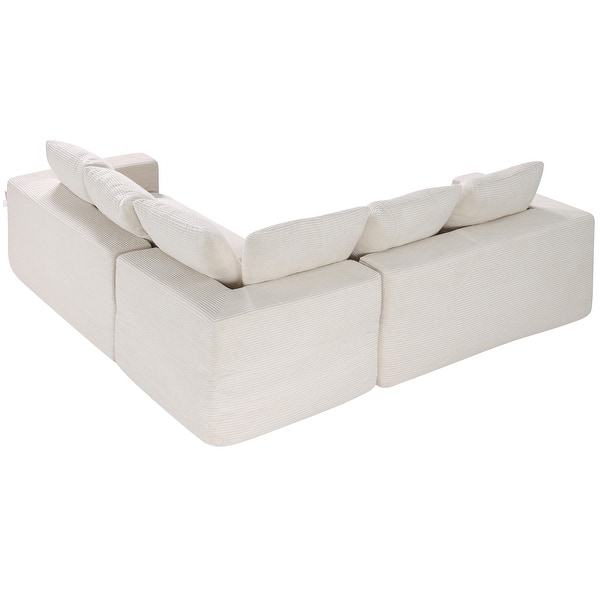 slide 2 of 38, UIMOSO Modular Sectional Sofa, Modular Sofa Deep Seat, Cloud Sectional Couch with High Rebound Sponge and Density