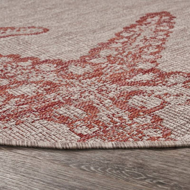 Sevita Callie Nautical Starfish Performance Indoor/Outdoor Area Rug