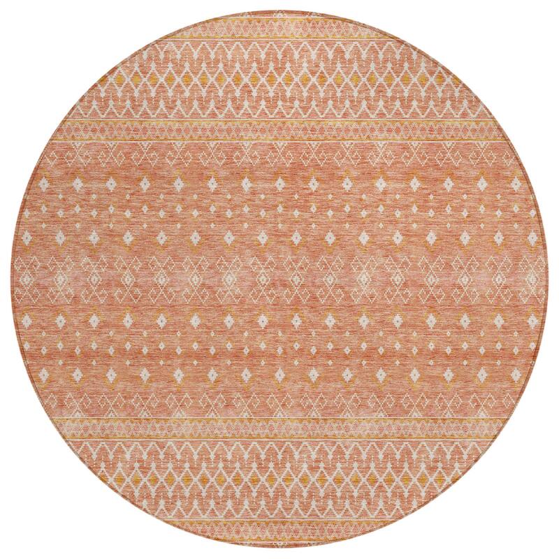 HomeRoots Tribal Transitional Rectangle Outdoor Rug
