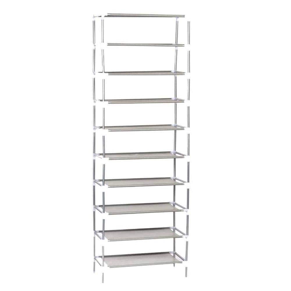 3/10-Tier Shoe Rack Entryway Shoe Shelf Organizer