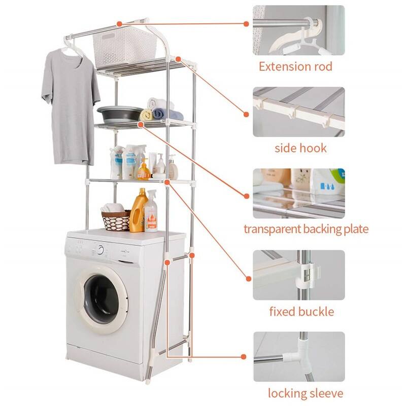 Laundry Room Shelf Over Washing Machine