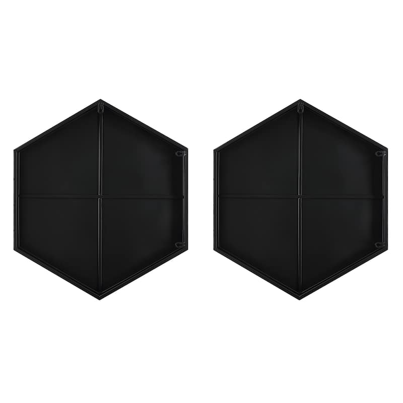 Uttermost Amaya Octagonal Mirrors (Set of 2) - 20.25 x 23.25 x 2