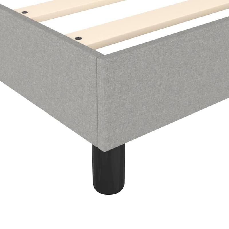 vidaXL Bed Frame Box Spring Platform Bed Base Frame Mattress Foundation Fabric