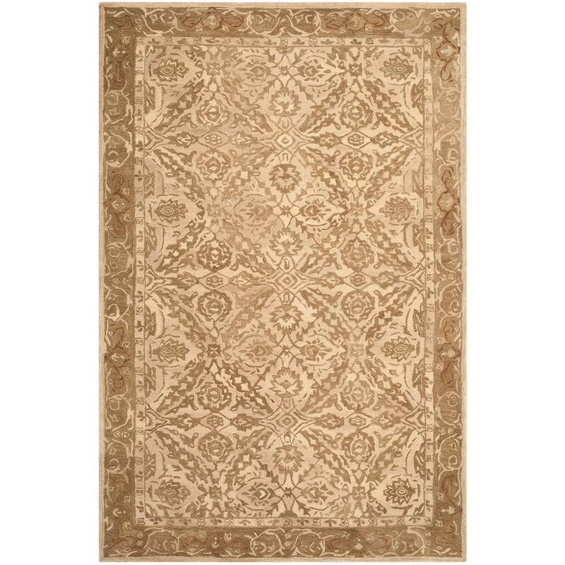 SAFAVIEH Handmade Anatolia Doro Traditional Oriental Hand-spun Wool Rug