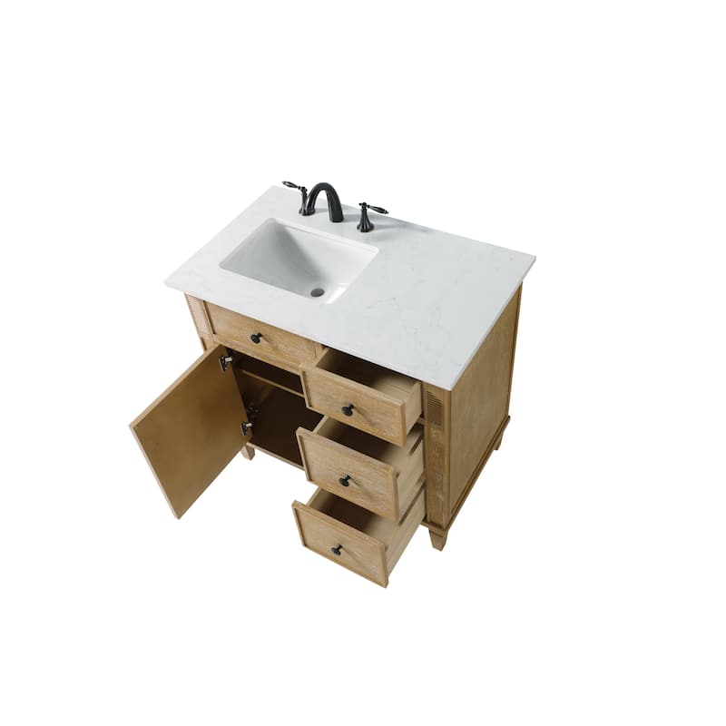 36" Bordeaux Bathroom Vanity