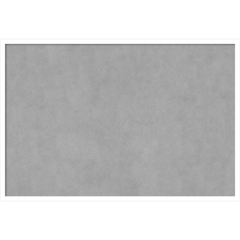 Amanti Art Svelte White Framed Magnetic Board