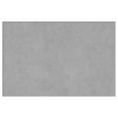 Amanti Art Svelte White Framed Magnetic Board