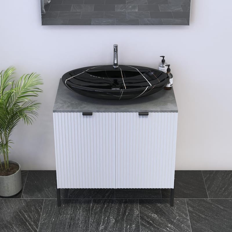 Nicole 2D 80 Floating Bathroom Vanity (32" Width)