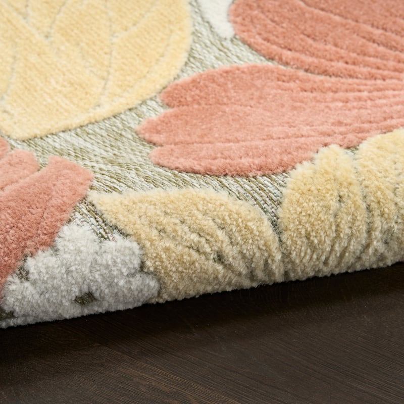 Nourison Aloha Indoor/Outdoor Floral Area Rug