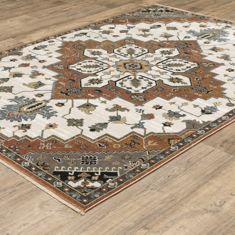 Style Haven Kellan Oriental Medallion Area Rug