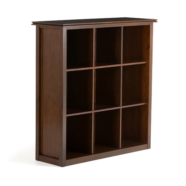 Wyndenhall stratford solid wood 45 inch x 43 inch contemporary 9 cube bookcase hotsell and storage unit