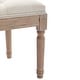 preview thumbnail 5 of 6, AOOLIVE End of Bed Bench Upholstered Entryway Bench,Beige