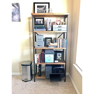 Shop Perth 5-Shelf Industrial Bookcase by Christopher ...