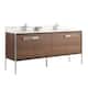 Option Walnut Ebony - Chrome Hardware
