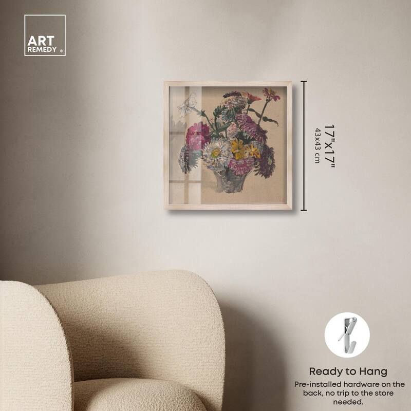 Basket of Flowers Shadowbox by Art Remedy