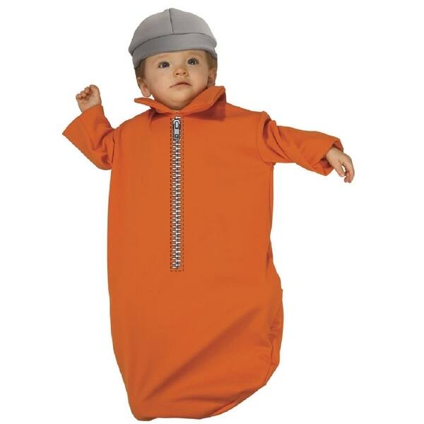 Shop Rubie S Costume Baby Bunting Jailbird Jail Prisoner 0 9 Months Halloween Overstock 23085351