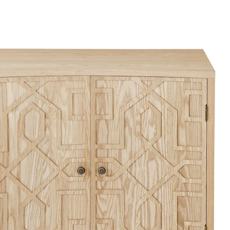 Christopher Knight Home - Rowan 2-Door Storage Accent Cabinet with Adjustable Shelves