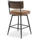 preview thumbnail 72 of 136, 26"/29" Faux Leather Swivel Counter/Bar Stools Set of 2/3