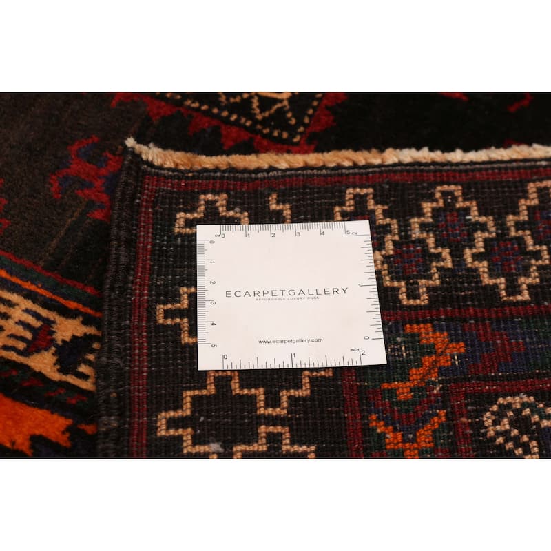 Teimani Orange Rug 3'8" x 7'1" - 3'8 x 7'1