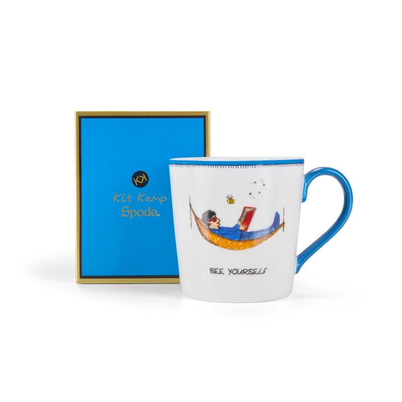 Kit Kemp for Spode Doodles Bee Yourself Mug