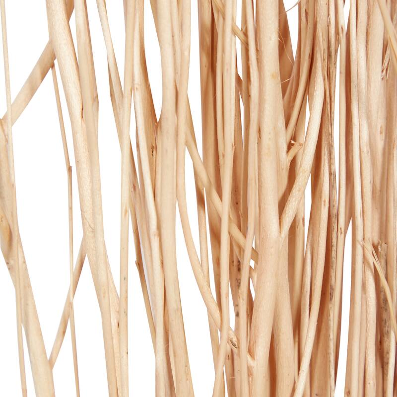 Multi colored, White Brown or Light Brown Dried Plant Pigeon pea Natural Foliage (Set of 2)