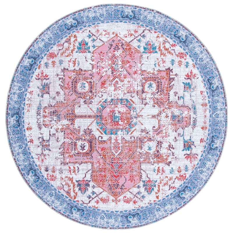 SAFAVIEH Serapi Machine Washable Nealie Shabby Chic Distressed Rug