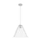 Option Clear Shade / Satin Nickel