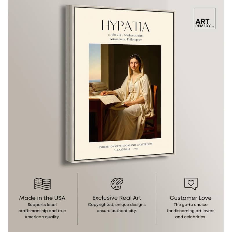 Philosopher of Alexandria Canvas by Art Remedy