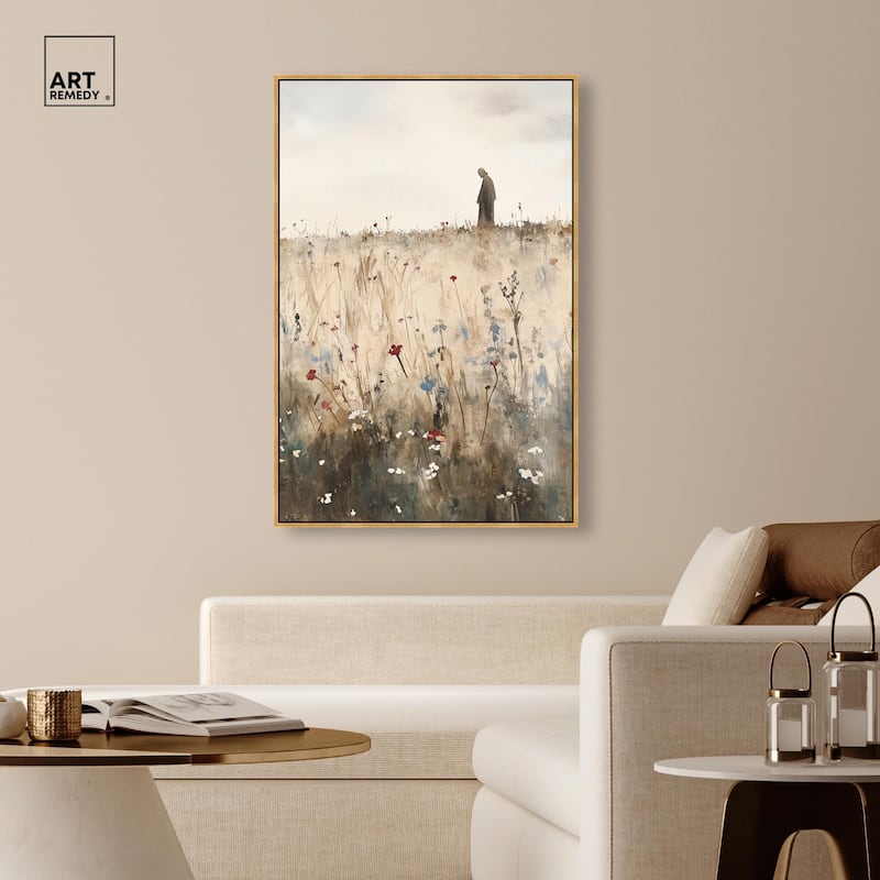 Ambling Monk Canvas by Art Remedy