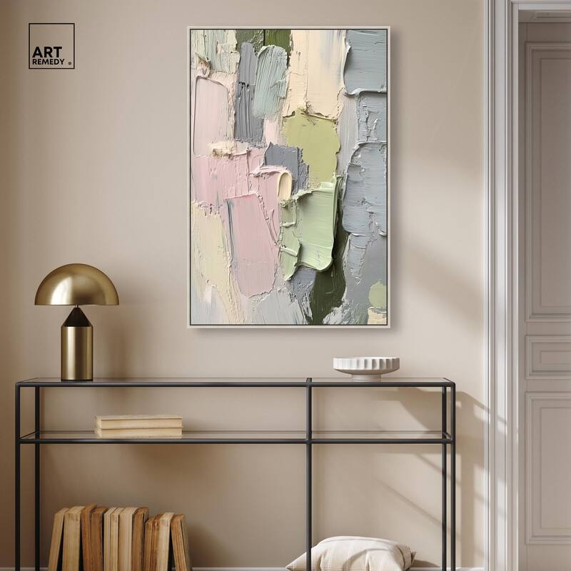 Creamy Contours II Canvas by Art Remedy