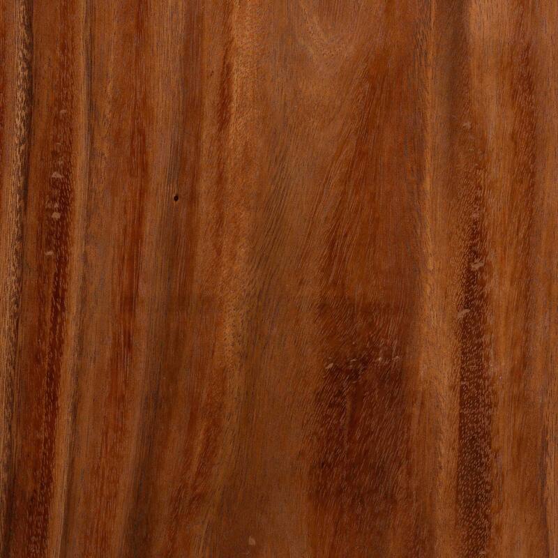 Luan Suar Wood Dining Set - Handcrafted Rectangular Solid Wood Table with Seating, Rustic Modern Kitchen or Dining Room Set
