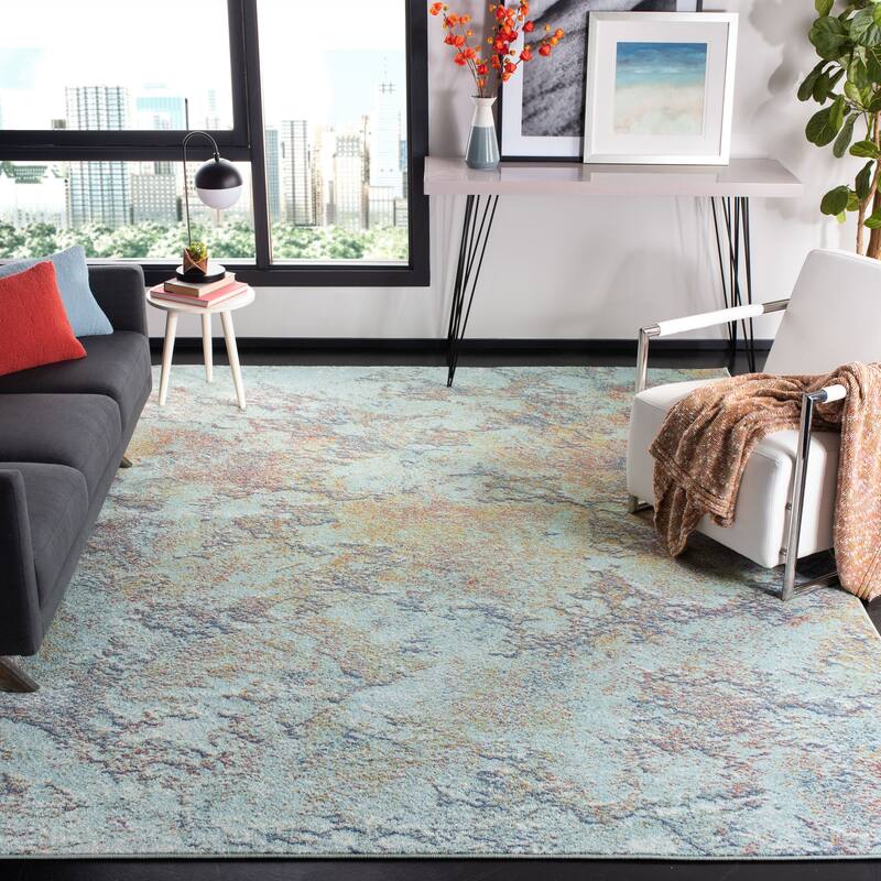 SAFAVIEH Prism Mareike Vintage Abstract Rug - 8' x 10' - Creme/Red