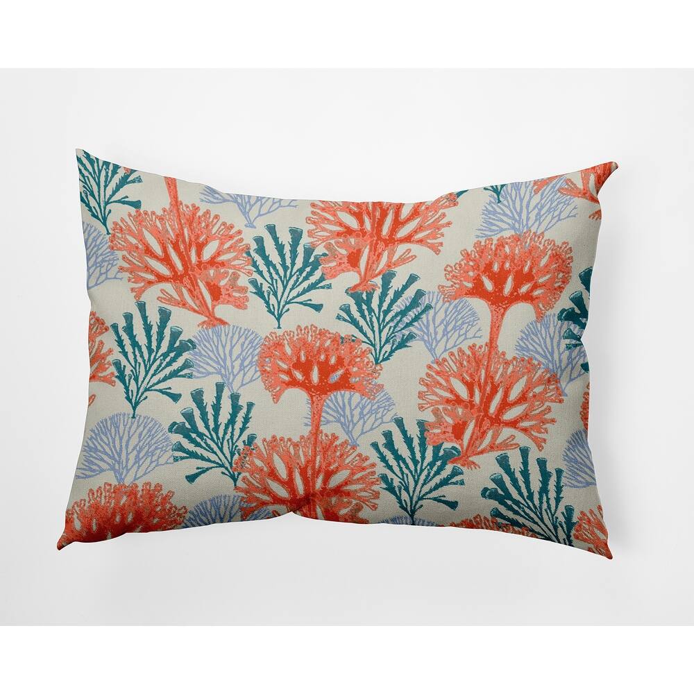 Blooms and Branches Indoor/Outdoor Throw Pillow