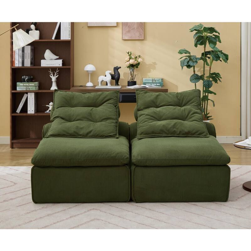Versatile Modular Sofa with DIY Options and Comfort Features for Any Living Space