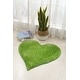 preview thumbnail 16 of 59, Hearts Collection Hand Woven Shag Area Rug - 24" x 24"