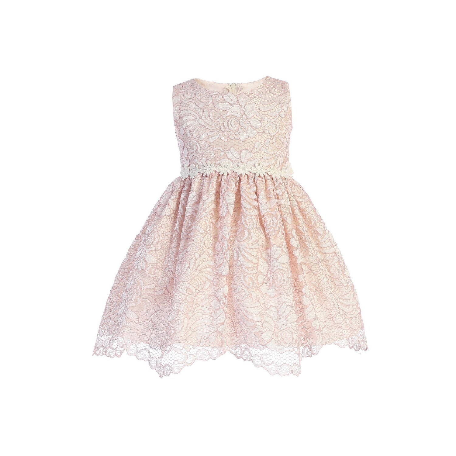 baby girl blush dress