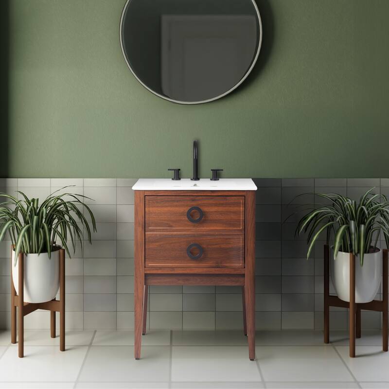 Corbin Classic 1-Drawer Bath Vanity Base Only (Sink Basin Not Included)