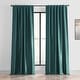preview thumbnail 32 of 81, Exclusive Fabrics Textured Faux Dupioni Silk Thermal Blackout Curtains (1 Panel)