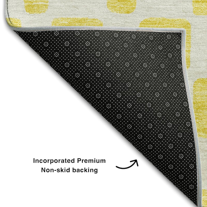 Premium Washable Super Soft Modern Hope Mayfield Rug