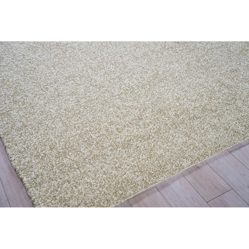 Exquisite Rugs Ferretti Handmade Handloomed New Zealand Wool Light Brown Area Rug