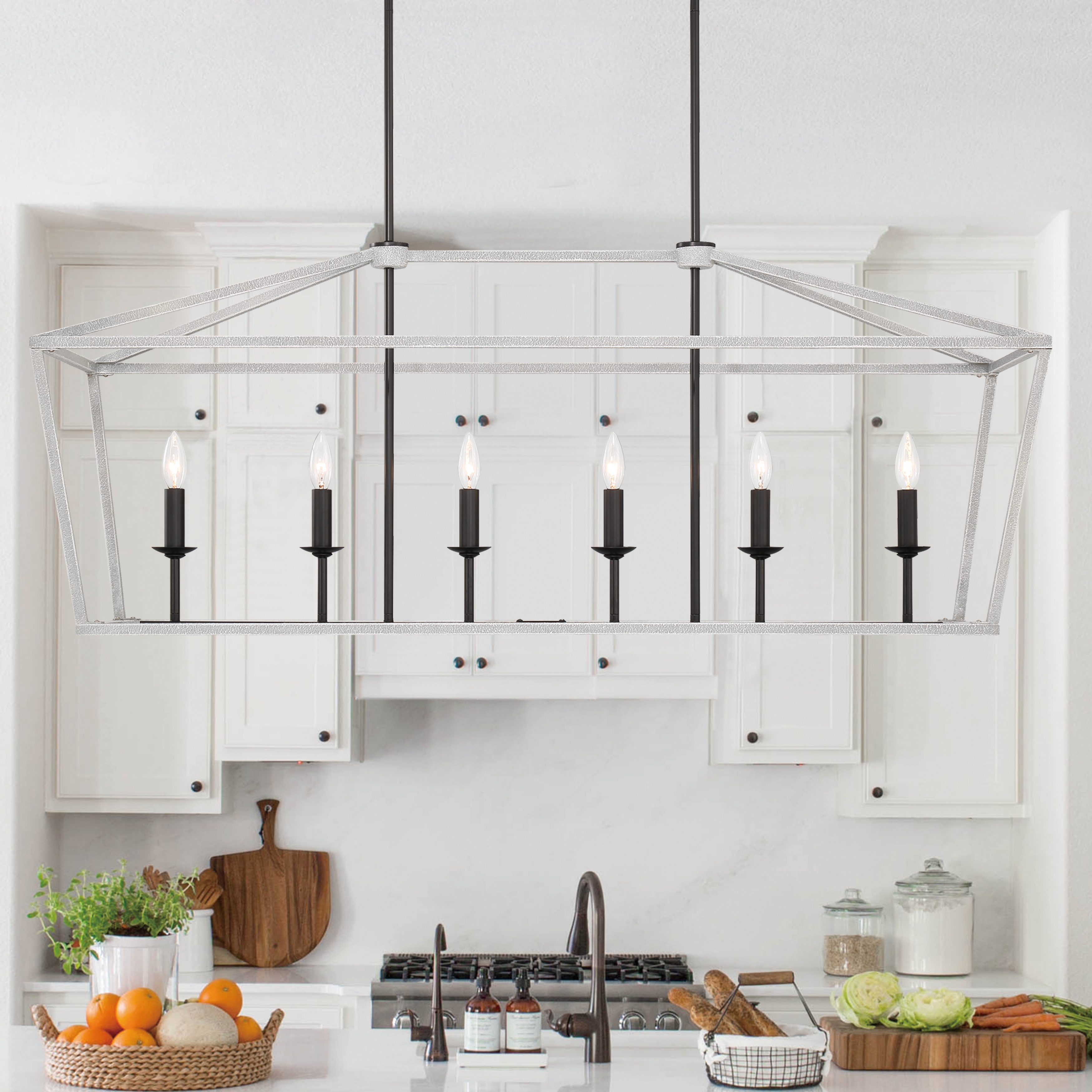 Carmen 6 deals light linear pendant