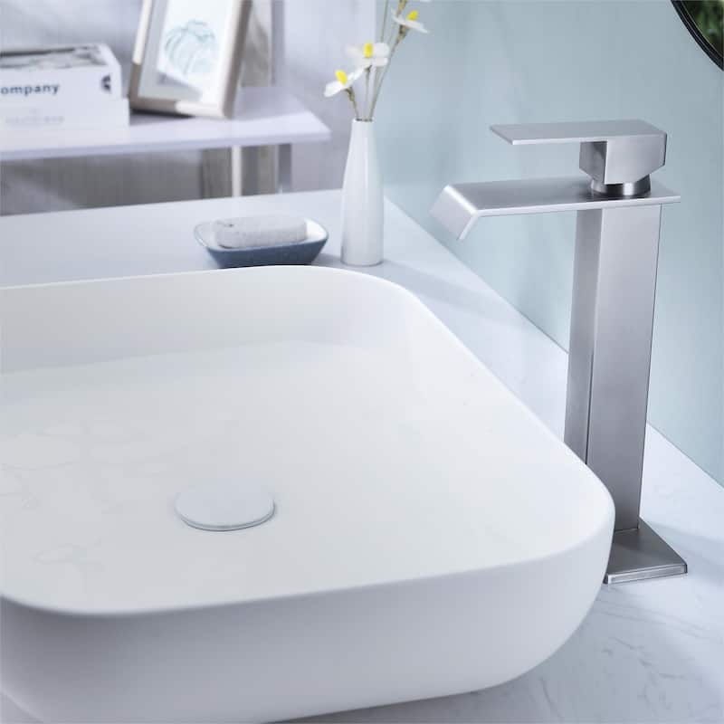 Waterfall Bathroom Sink Faucet