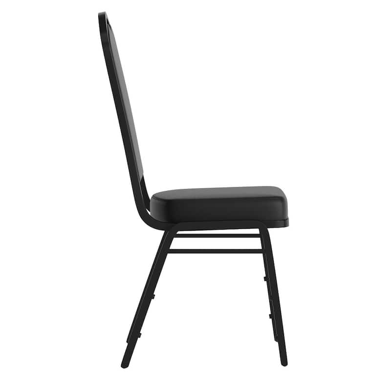 4 Pack Crown Back Stacking Banquet Chair - 20.25"D x 17.25"W x 38"H