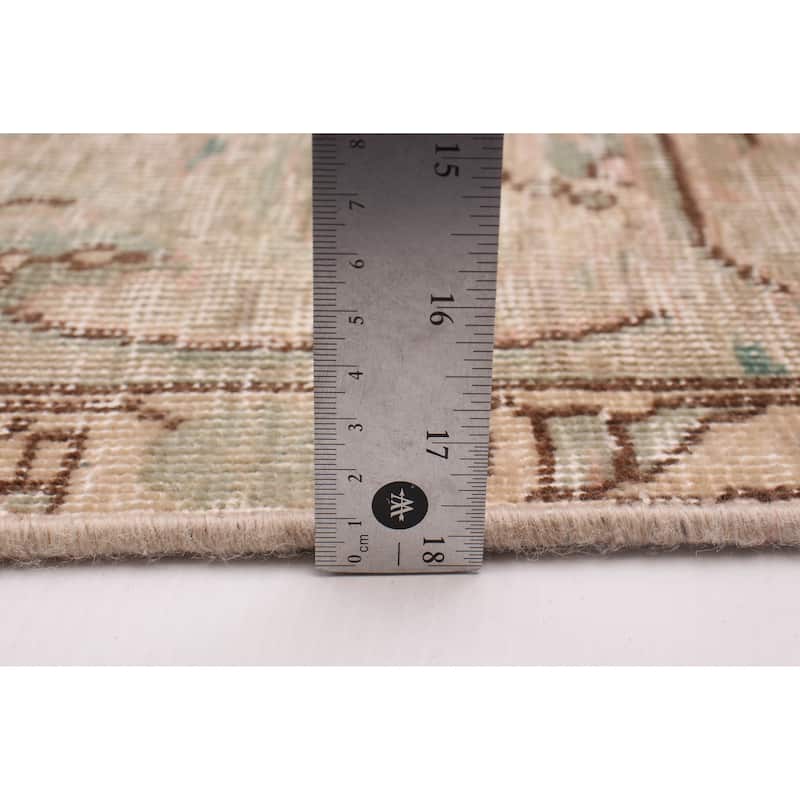 ECARPETGALLERY Hand-knotted Antalya Vintage Copper Wool Rug - 6'5 x 9'0