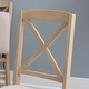 preview thumbnail 5 of 14, Linon Lesvos X Back Grey Wash Folding Side Dining Chair (Set of 2)