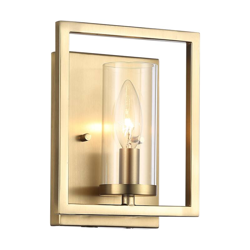 Golden Lighting Marco 1-light Wall Sconce in Brushed Champagne Brass