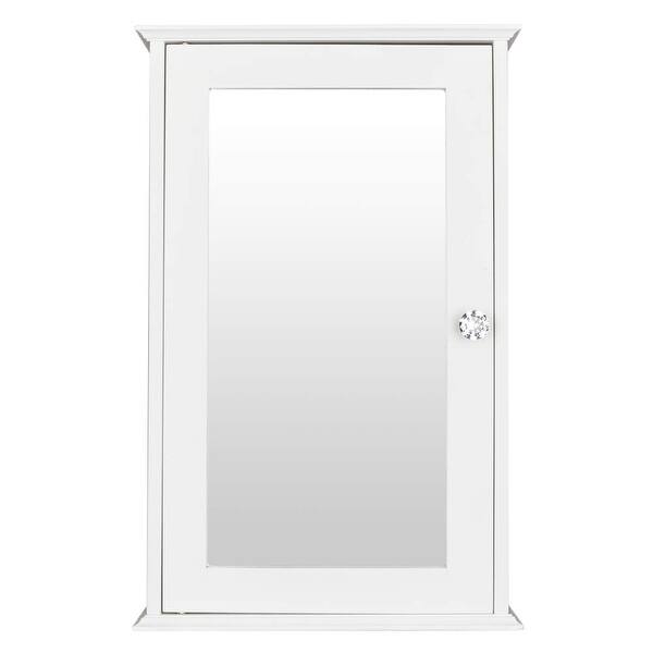 Bathroom Wall Mounted Single Door Mirror Indoor Bathroom