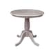 Option Washed Gray Taupe Dining Height